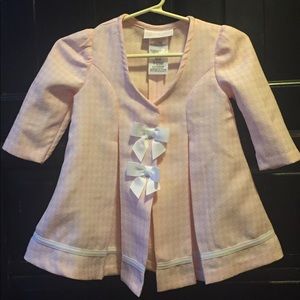 Bonnie Baby Girl Pink  Dress Coat